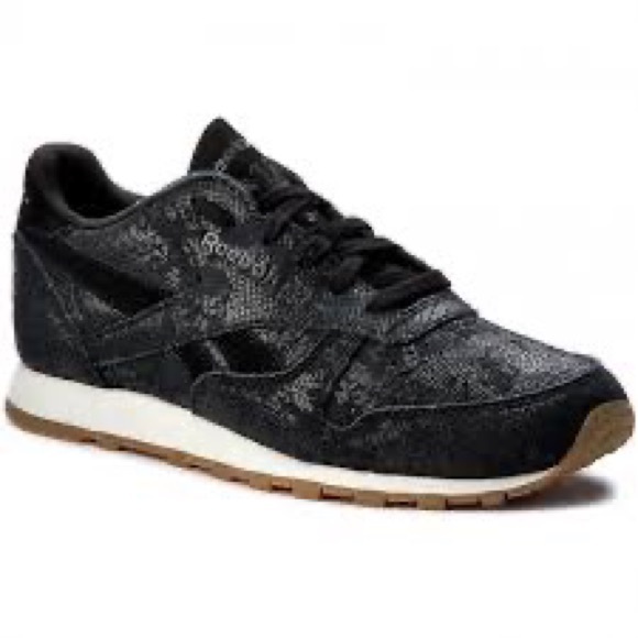 REEBOK CLASSIC LEATHER CLEAN EXOTICS WOMEN   Size 7 - Picture 2 of 14